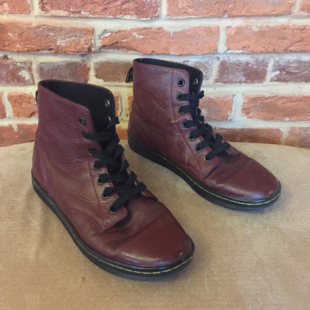 Burgundy Doc Martens